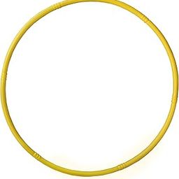 FizBiz Hoola Hoop Adults Exercise Classic 6 Colour Interlockable Pieces Hula Hoop for Kids Girls Women Fitness Rings Adjustable 3 Size 17-27 Inch - Yellow-image-39