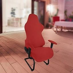Gaming Chair Cover Soft for Rotating Chair Reclining Racing Gaming Chair red-picture-25