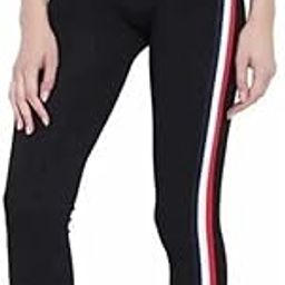 Samarth Deals Women's Slim Fit Track Workout & Sports Fitness Yoga Stretchable Tights Pant Black (Free Size)-image-99