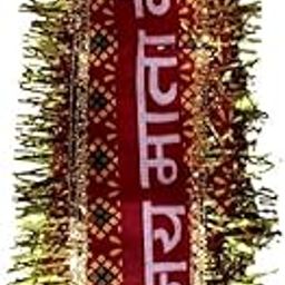 Jai MATA Di Text Printed Head Band for Jagran havan Poojan Religious & Spritiual Darsan Trips (Pack of 25 Pcs)-image-33