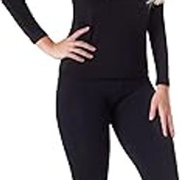 Thermal Underwear for Women Heavyweight Fleece Lined Thermals Women's Base Layer Long John Set-picture-12