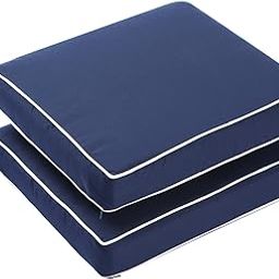 Blytieor Patio Chair Cushions Set of 2, 19 x 19 Inch Square Corner Chair Seat Cushion, Water-Resistant Outdoor Cushions for Patio Furniture-image-40