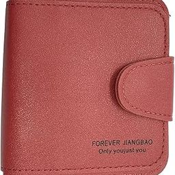 Women's Wallet with Zipper Closure Mini Purse Card/Coin/Cash/Key Holder(Red)-picture-16
