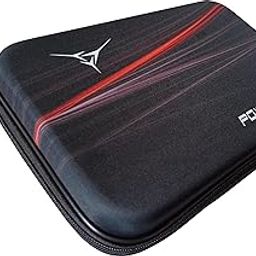 POWERKRAFT Table Tennis EVA Fabric Racket CASE, Black, Table Tennis Racquet, Table Tennis Racket, Table Tennis Racket Cover, Table Tennis Racket case, Table Tennis Gift, TT Gift-32
