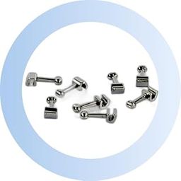 Skyman Orthodontics Sky Crimpable hooks (Pack of 10pcs, Small)-76