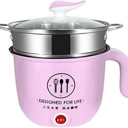 MORZ Multifunction Hot Pot Mini Electric Rapid Noodles Cooker 1.8L Two Layers-4
