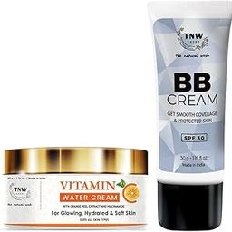 TNW-THE NATURAL WASH Combo with Vitamin C Water Cream and BB Cream | For Glowing Skin & No Makeup Look | Suitable for All Skin Types-image-82