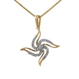 joyalukkas Pride Diamond Collection 18K Yellow Gold and Diamond Pendant-picture-21