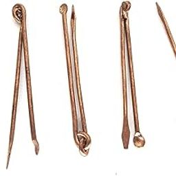 NEERAJ - Indian pure copper ear and teeth cleaner stick combo pack of 5 pcs-5