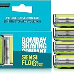 Bombay Shaving Company Sensiflo 6 Razor Cartridge | Pack Of 4 Blades-11