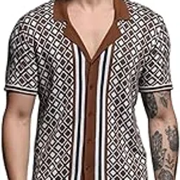 jack & jones Men's Argyle Slim Fit T-Shirt-picture-12