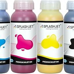 Splashjet Sublimation Refill Ink for Epson L100, L110, L130, L200, L210, L220, L300, L360, L361, L365, L380, L385, L405, L455, L485, L550, L555, L565, L605, L1300-500gm x 4 Color Set Bottle - 501881-image-31