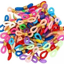 The Style Sutra 2x50Pcs Eye Glasses Spectacle Chain Strap Holder Loop Ends Mixed Color|Crafts | Beads & Jewelry Making | Other Beads & Jewelry Making-image-70