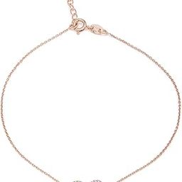 925 Sterling Silver Cubic Zirconia CZ Designer Infinity Anklet (Single) for Women | Stylish Silver Jewellery | Gift for Women & Girls | With Certificate of Authenticity & 925 Hallmark-image-90