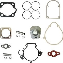 jtfrkope Piston&2xPin Clips Wrist and Gasket Set Fit 80cc Motorized Bicycle Bike Motor-image-50