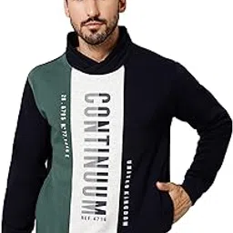 cantabil Printed Green Full Sleeves Round Neck Regular Fit Men Casual Sweatshirt | Casual Winter Sweatshirts for Men | Mens Sweatshirts for Winter Wear (P_MSWS00128_Green)-picture-40