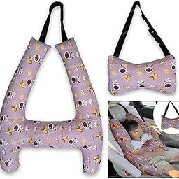 Synlark® H-Shape Car Sleeping Head Support, Travel Neck Rest Car Seat Pillow for Children Sleeping, Infant Car Seat Head Support for Support The Body and Head-image-71