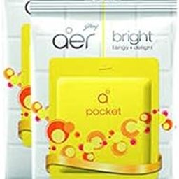 Spar Combo - Godrej aer Pocket Bathroom Fragrance -Bright Tangy Delight, 10g (Pack of 2) Promo Pack-image-15