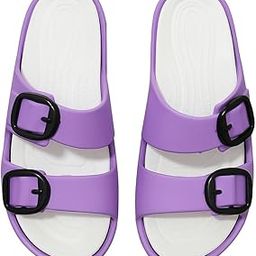Lightweight Slip-On Clogs with Arch Support Buckle-image-2