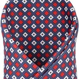 Men Blue Print Party Pocket Square-image-58