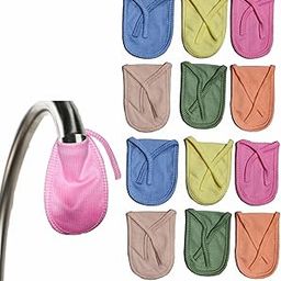 12-Pieces Cotton Non Electric Non Plastic Water Filter Tap Cover for Home Public Places Drinking (Multicolour)-picture-30