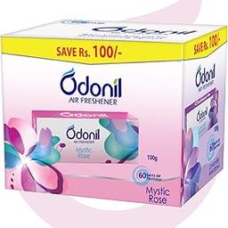 Odonil Bathroom Air Freshener Blocks 400g (100g*4) | Mixed Fragrances: Jamine, Lavender, Orchid, Rose| Long Lasting Fragrance-image-50