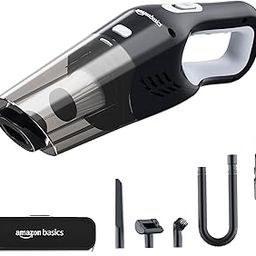 amazon basics Car Vacuum Cleaner | Portable Handheld | 5800PA Suction | 12V DC with 4.8m(15.7ft) Cord | Powerful BLDC Motor | Stainless Steel HEPA Filter-2