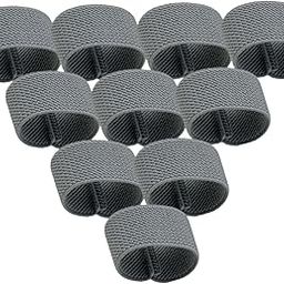 CALANDIS™ 10Pcs Elastic Belt Keepers for Pants Belt Nylon Accessories Belt Holder Band Dark Grey | Other/Hiking Backpacks | Hiking Backpacks | & Hiking | Outdoor Sports-25