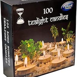 Parkash Candles metal Tealight Candles, Pack of 100, Unscented-image-66