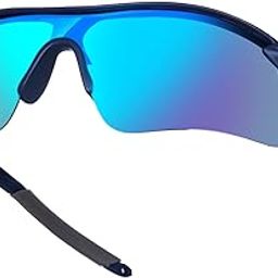 ISHICO Cycling Glasses Polarized, UV Cycling Sunglasses, Cricket Sunglasses, Sport Sunglasses for Men & Women-image-4