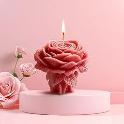 Smello`s Succulent Rose Candle Mould, Silicon Mould for Art & Craft (SCM 249)-image-76