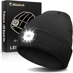 Gifts for Men, Stocking Stuffers for Adults Men Women LED Beanie Hat with Light, for Men Women Dad Mom Him-image-38