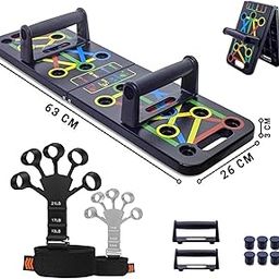 FitHead 15 in 1 Pushup Board for Strength Training, Fitness and Exercise Equipment for men & woman, Home & Gym Exercise Equipment for Chest, Shoulder, Triceps Workout-11