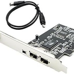 3 Port PCI Express Firewire 400 PCIe Card with VIA chipset- 6 pin 4 pin Firewire Controller Expansion Card-1