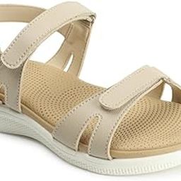 Carlton London women's Multi-Strap Adjustable Comfort Sandals-picture-24