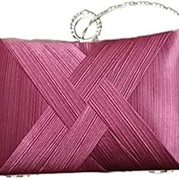 Pink threaded clutch for women-image-22