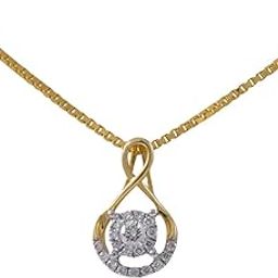 joyalukkas 18K Yellow Gold and Diamond Pendant-picture-27