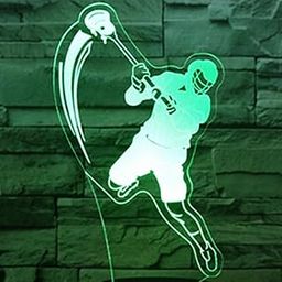Jinnwell 3D Golf Night Light Lamp Illusion 7 Color Changing Touch Switch Table Desk Decoration Lamps Acrylic Flat ABS Base USB Cable Birthday Gift Toys-12