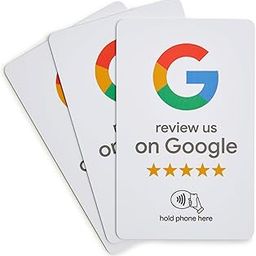 ProsperQR - Review Tap Card - QR Code, NFC - Easy Setup, All Phones Compatible (3-Pack)-77