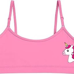 KYDA® Girls Antibacterial Soft Lycra Cotton First Bra for Pre-Teens | Printed | Full Coverage | Non-Padded | Everyday Comfort-image-1