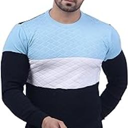 Fashinable Men Pullover Sweater | Full Sleeve | Round Neck | Cotton Fabric | Winter Warmth | Casual Colorblock Sweater-image-78