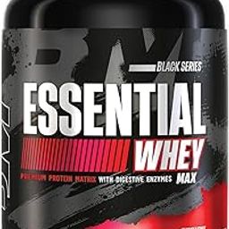 Bigmuscles Nutrition Essential Whey Max (1kg, Rich Chocolate) | Whey Protein Concentrate with Digestive Enzymes | No Added Sugar | Faster Muscle Recovery & Improved Strength | Daily Protein-20