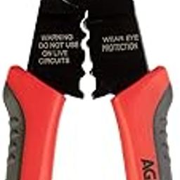 AGARO Multi-Purpose Wire Stripper & Cutter, 10-22 AWG/0.6-2.6 mm solid copper wire or aluminum cables-24