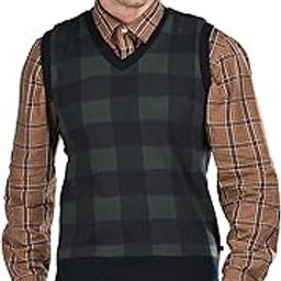 Guy London V Neck Sleeveless Regular Fit Men Reversible Casual Sweater | Casual Winter Sweater for Men | Mens Sweater for Winter Wear-image-65
