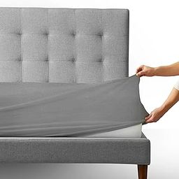 Story@Home Queen Size Mattress Protector (78x60 inches) - Grey, Waterproof, Dustproof, and Soft Terry Cotton for Superior Mattress Protection and Cleanliness.-image-23