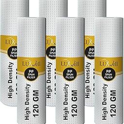 Dotted Premiun 10" Inch (5 Micron) Spun Filter/pre Filter/PP Filter/Outer Sediment Filter/Candle Filter for RO Water Purifier - for All Types 10 Inch Housing RO Water Purifier Pack of 6-19