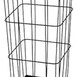 INDIAN DECOR 52102 Modern compact broom stand for Indian home/office and commercial spaces/Modern stylish broom holder - Black-image-62
