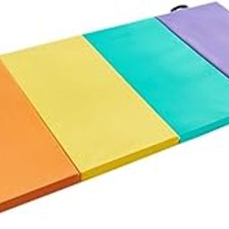 MERISHOPP Folding Exercise Mat Workout Home for Women Pilates Mat Aerobics Balance Pad Four Fold Mat| Sports Equipment | Outdoor Sports Gear | Exercise Gear-image-40