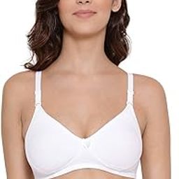 Cotton Wire Free Women's Non-Padded Secret Support BRA-514 Full Coverage Bra-image-2