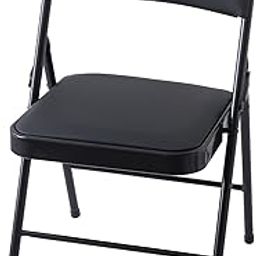 Heart Home Folding Chair for Home | Portable & Foldable Chair for Old Age Person & Comfortable Chair for Long Sitting | Chair for Travelling | Camping Chair with Sponge Seat | Black-GJ-22-image-29